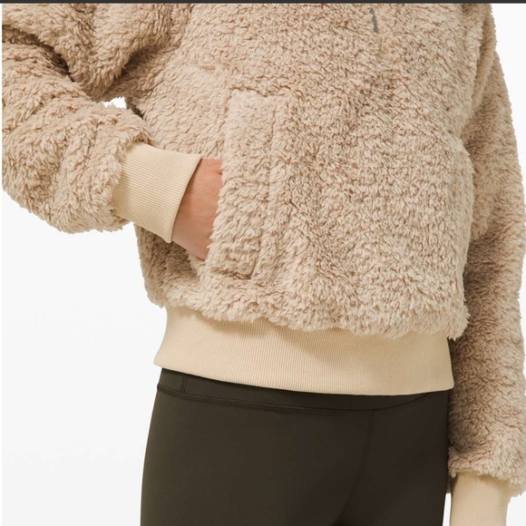 Lululemon Oh So Sherpa Half Zip Trench, size 4 in EUC. - Picture 6 of 17